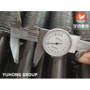 ASME SA179 Fin Tube Embedded Type With A1060 Aluminum Fins Pull Test Pass