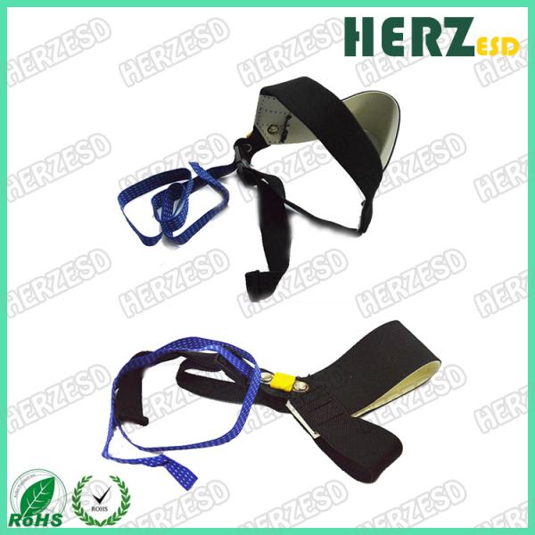 1M Ohms Resistor ESD Safety Strap / Heel ESD Grounding Strap Conductive Rubber Material