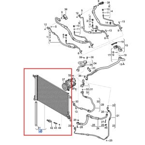 For Bentley Bentayga Auto Engine Parts Condenser OEM 4M0816421C