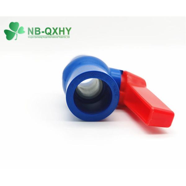 Customized Request PVC Blue Compact Ball Valve for Thailand UV Protection Long Handle