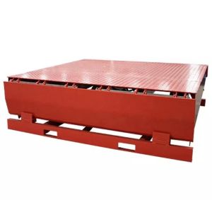 Air Powered Bay Hydraulic Loading Dock Leveler Equipment Steel Structure