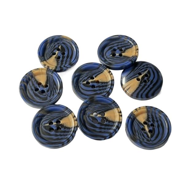 Coat Outwear Plastic Coat Imitation Horn Buttons With Slot On Rim 34L 4 Hole