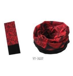 Wholesale Beautiful Design Scarf with Fleece Part for Winter Wearing (YT-3227) from china suppliers