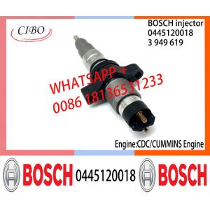 China BOSCH Neutral Fuel Injector Assembly 0445120015 3949619 For CDC/CUMMINS on sale