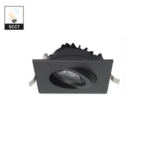 Wholesale Square Gimbal 4 LED Recessed Eyeball Lights Residential For Bedroom from china suppliers