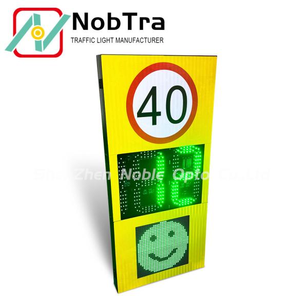 Quality Solar Powered Speed Detection Displays with LED Display and Adjustable Speed Limits for sale