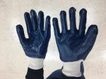 Construction Cotton Work Glove / Latex Surface Mens Gardening Gloves