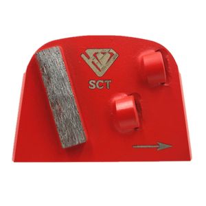 Wholesale Lavina Onfloor EDCO Slim-Fit Trapezoid Double Half Round PCDs Plus Single Diamond Bar Concrete Floor Surface Preparation Coating Removal Tools from china suppliers