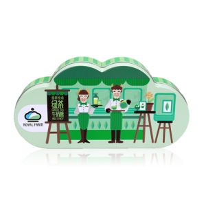 0.23mm Thickness Candy Tin Container,CYMK Printed Box With Plastic Insert