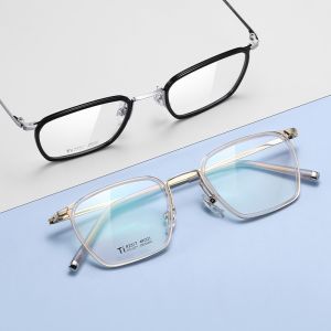 AC Lens Acetate Titanium Glasses Metal Simplicity For Men