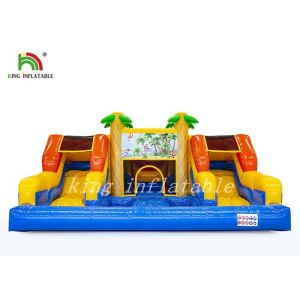 Wholesale Waterproof PVC Inflatable Water Slide With Pool / Bouncer Combo Playground from china suppliers
