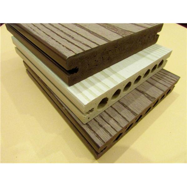 Quality Embossing Galling WPC Composite Decking Solid PVC Plastic Deckings for sale