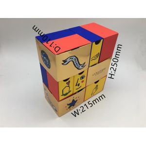 Reversible Gift Packaging Box With Drawer / Multidimensional Cardboard Storage