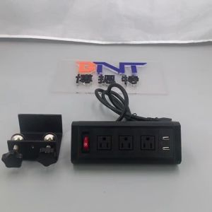 US popular new design for office room movable clamp on table power socket