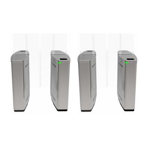 DC24V 0.2S SS304 Acrylic Retract Gate Barrier 30persons/min