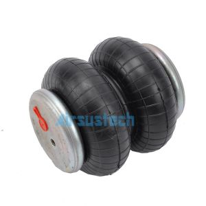 Double Convoluted Air Spring Shocks Continental FD 40-10 CI With Clamped Plates