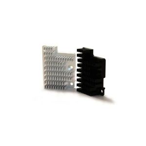Custom Aluminium Extrusion Skived Heatsinks CNC Machining Amplifier Heatsink