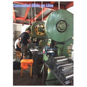 Bottom Mounted Soft Close Drawer Slides Long Working Life Durable