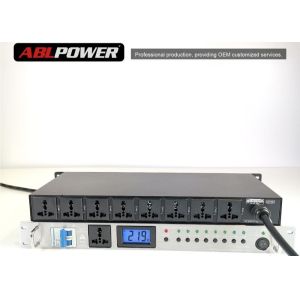 Conference Rooms 2000W 3 Wire Rack Mount Power Sequencer