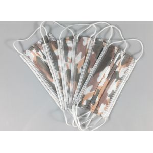 China Dust Camouflage Adult Anti Pollution Earloop Face Mask on sale