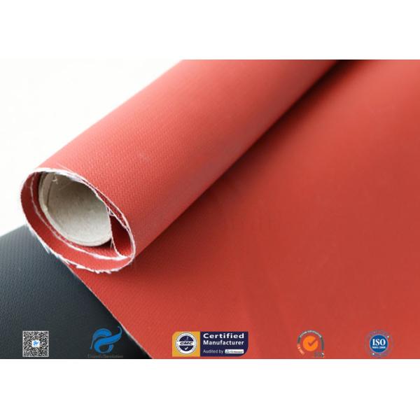 Red Silicone Coated Fiberglass Fabric 17OZ 0.45MM Foundry Splash Protection