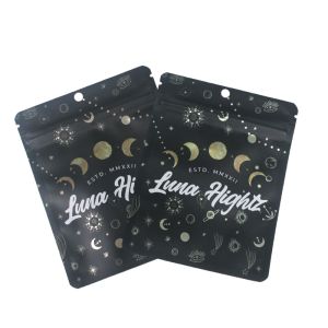Hot Stamping Mylar Weed Packaging Moistureproof Customized Shape Fda