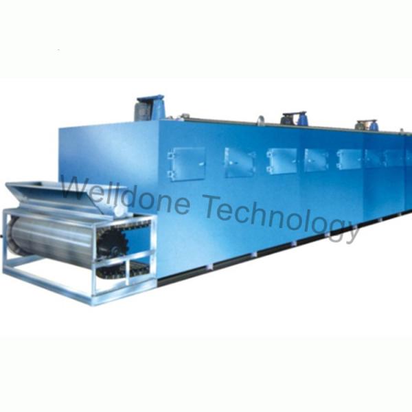 Quality Fruit / Vegetable Conveyor Belt Dryer With Magnetism Iron Removal Device for sale