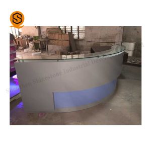 NFS Acrylic Reception Desk NFS Inconspicuous Joint Seamless