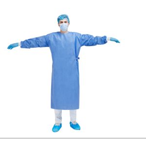 SMS SMMS SSMMS Non-woven Fabric Disposable Surgical Gown Sleeve knitt Cuff