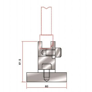 Adjustment Press Brake Die Holder YS40.14 For Bending Machines