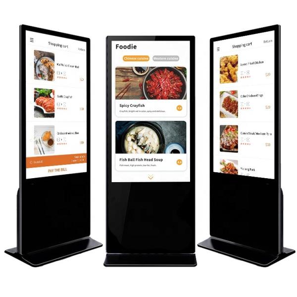Quality 40" Interactive Touch Screen Digital Signage Kiosk Indoor Android Standing Advertising for sale