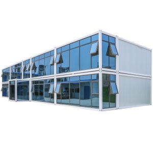 Multifunctional Prefabricated Wooden Duplex Container House with Detachable