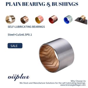 Locking Joint Steel + Cusn6.5p0.1 Bimetal Bronze Camshaft Bushes Strips Sheet