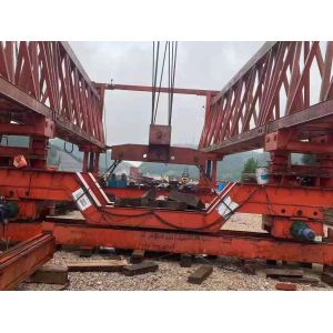 JQJ 160t bridge erecting machine, double beam truss bridge erecting machine