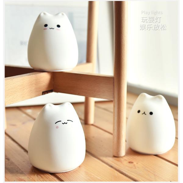 Touch Switch Silicone Night Light , Silicone LED Lamp CE Rohs Certified