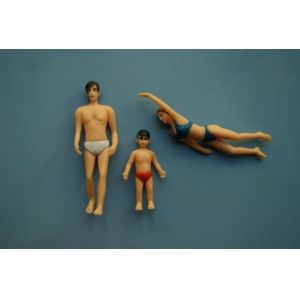 color swim figures---1:25 swim figures,scale people,model swim figures,model