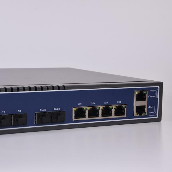 1U 4 PON Ports 4GE RJ45 4*10GE SFP+ GPON 4 Port OLT