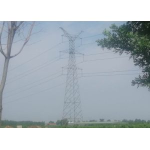 Wholesale Straight Line Tower 132KV Double Circuit Q345B Steel Pylon from china suppliers