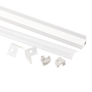 1m 2m 3m Length V Slot Led Profile Light , Corner Lighting Led Extrusion Profile