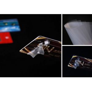 China High Adhesion PVC Uncoated Overlay For PVC Card Body Lamination Purpose on sale
