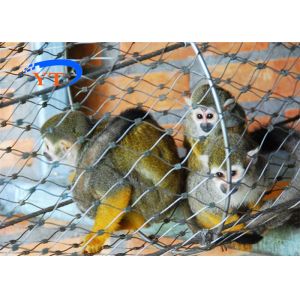 Recyclable Stainless Steel Woven Wire Mesh 30x30mm For Bird Cages 7x19