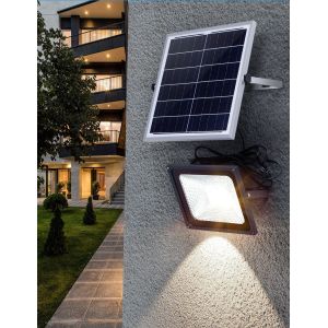 Garden Split Solar Power Led Flood Light 100w 200w 300w with Aluminum Alloy