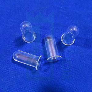 High Temperature High Purity Silica Quartz Glass Tube Quartz With Flange Tube