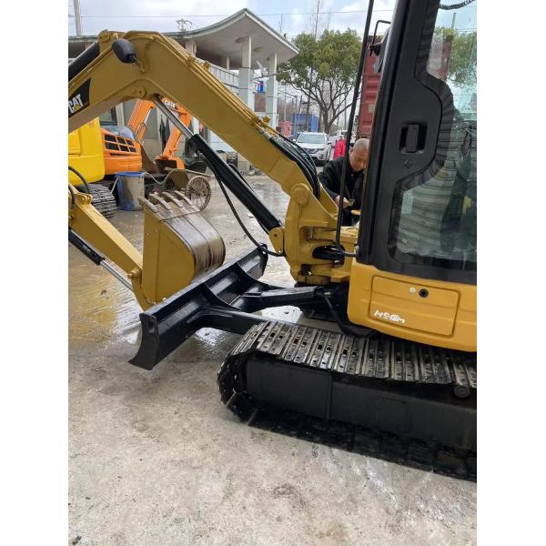4 Ton Mini Caterpillar 304C Used CAT Steel Tracked Excavators Engineering Diggers