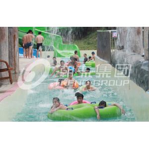 Large Water Park Aqua Play Lazy River with Relaxing Wave Machine