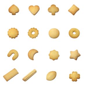 Customized Shaped Mini Cookies Making Machine 100kg/H Bakery Equipment CE