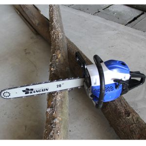 China Heavy Duty Gas Chainsaw Machine Tree Cutting Wooden Cutter Handheld Power Saws 52cc Stainless Steel Gasoline Chain Saw on sale