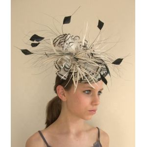 Chicken Feather Mounts Pheasant Flower Feather Headband Dyed Pattern