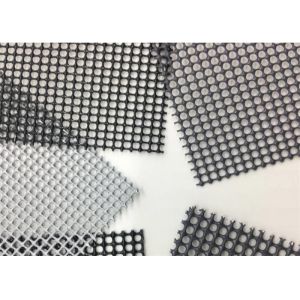 PVC Coated Wire Mesh Window Screen Mosquito Net Fire Proof / Knife Proof