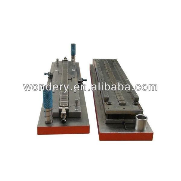 Brazing Radiator Header Plate Die for 22x2mm Aluminum Flat Tube